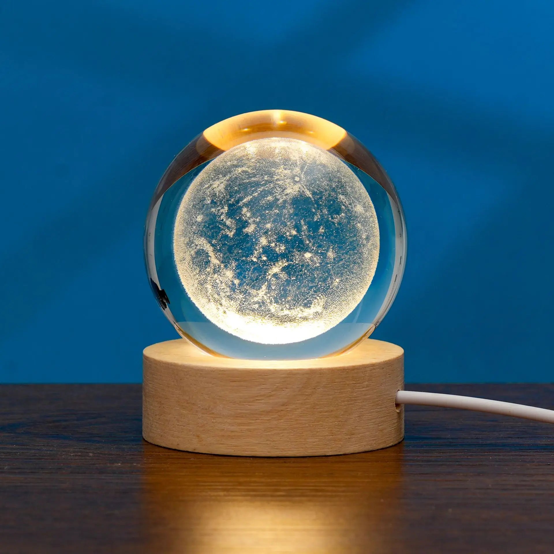 GGbing Night Light Milky Way Galaxy Solar System Crystal Ball Children Night Lamp Bedroom Ambient Light Creative Night Light Peaceful Pleasures Health and Wellness