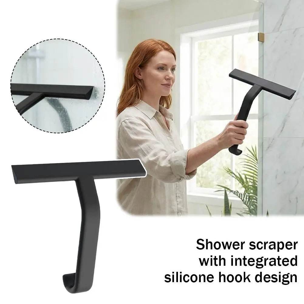 Streak-Free Silicone Squeegee | Shower, Glass & Mirror Scraper
