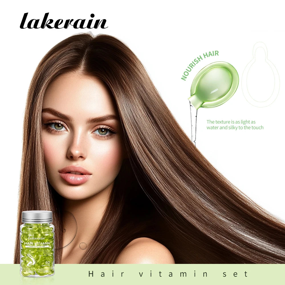 6bottles Morocco Argan Vitamin Oil Hair Care Set Essence Damaged Nutrition Repair Hair Splitting Improvement Treatment Products Peaceful Pleasures Health and Wellness