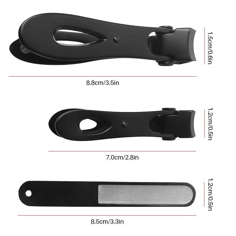 A36T-4Pc Finger Nail And Toe Nail Clippers Set Wide Pliers Suitable For Thick Nails Large And Small Sharp Nail Clippers Peaceful Pleasures Health and Wellness