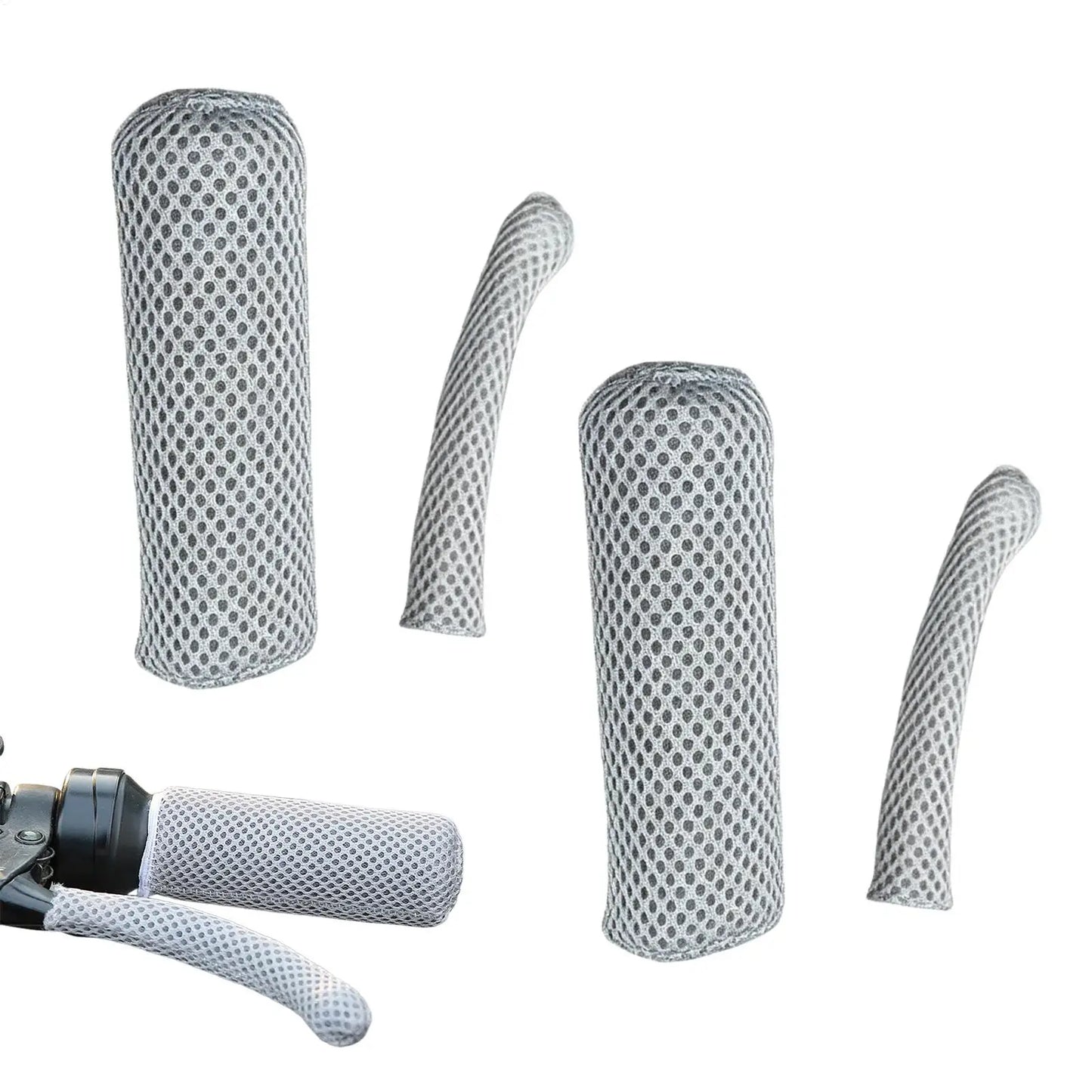 Ice Silk Motorcycle Handle Grip Cover – Non-Slip Breathable Sleeve