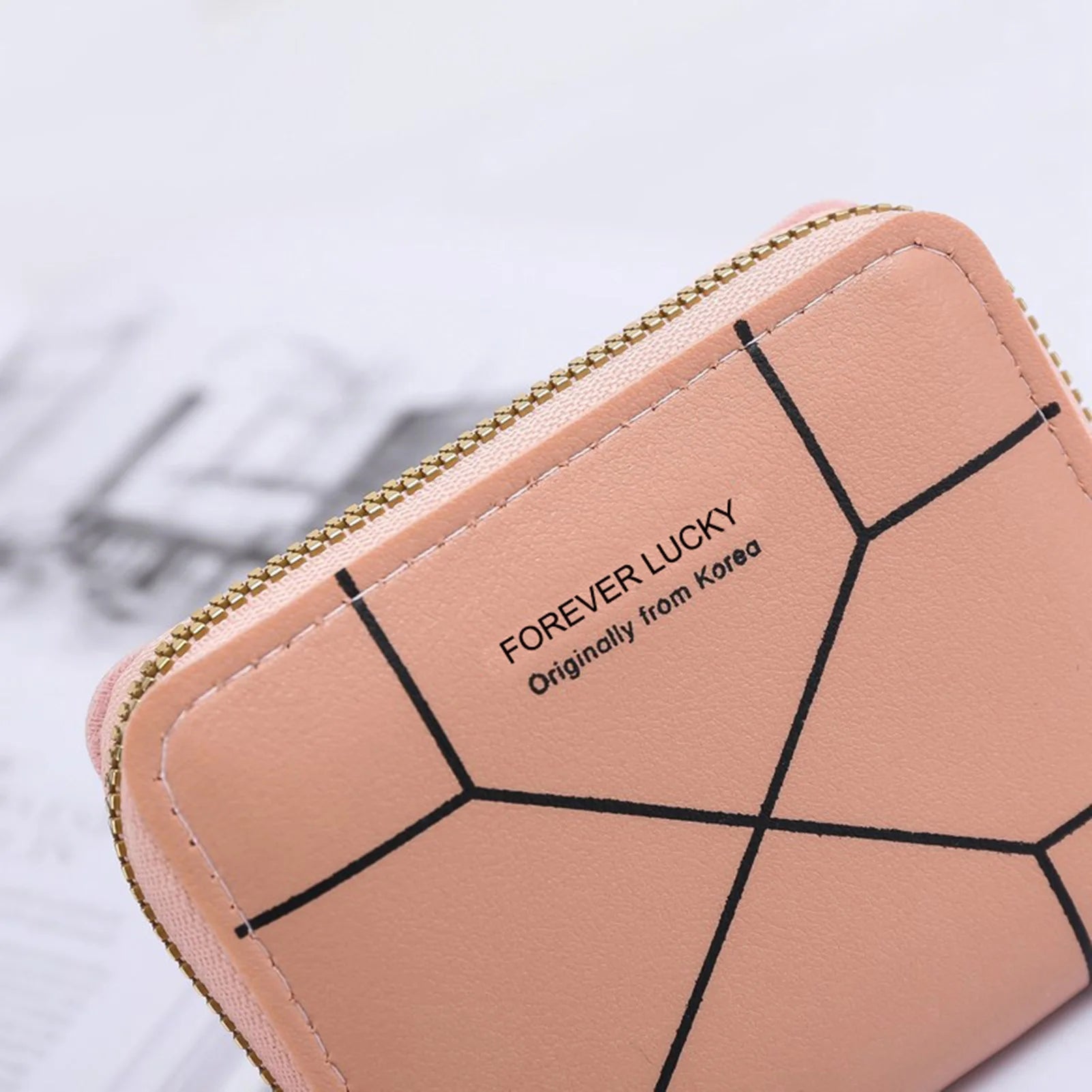 Women Minimalist Short Wallet with Smooth Feel Premium PVC Material Suitable for Daily Casual Activities Peaceful Pleasures Health and Wellness