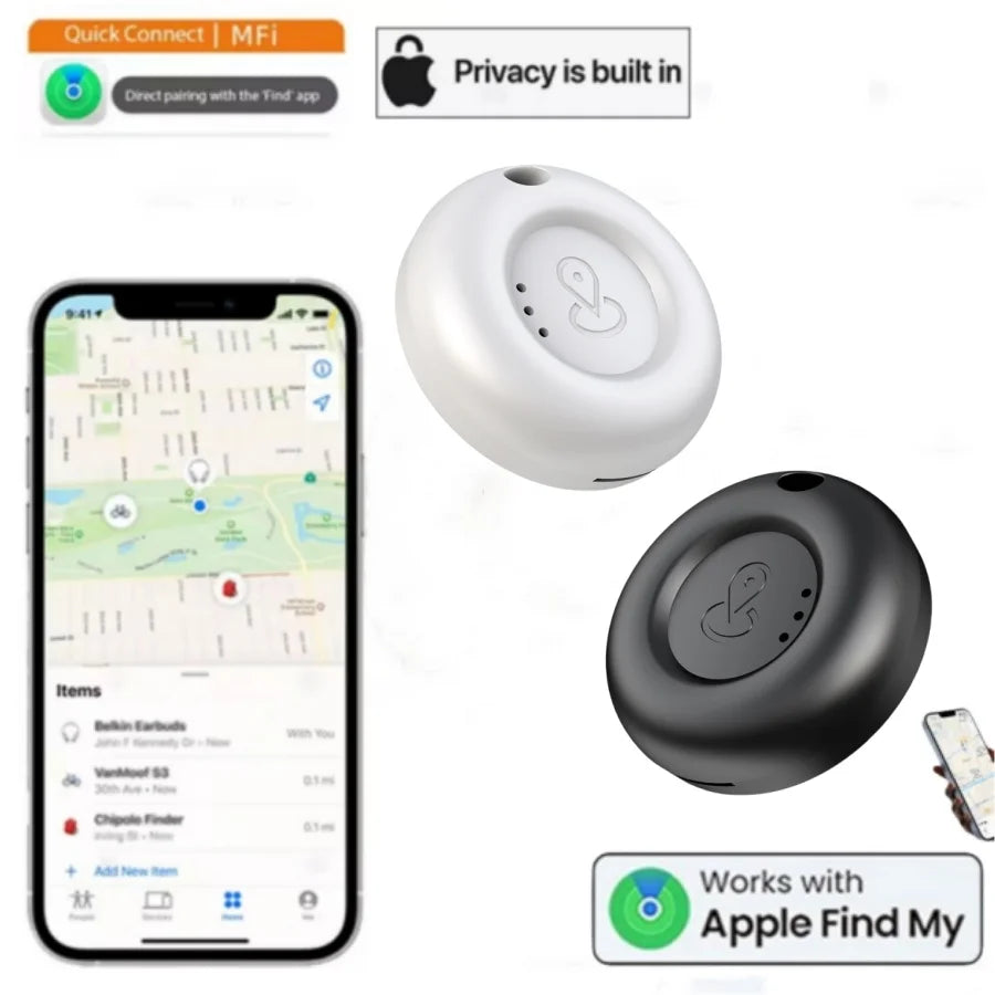 Mini Bluetooth Tracker – Apple Find My, Keys, Kids & Bags