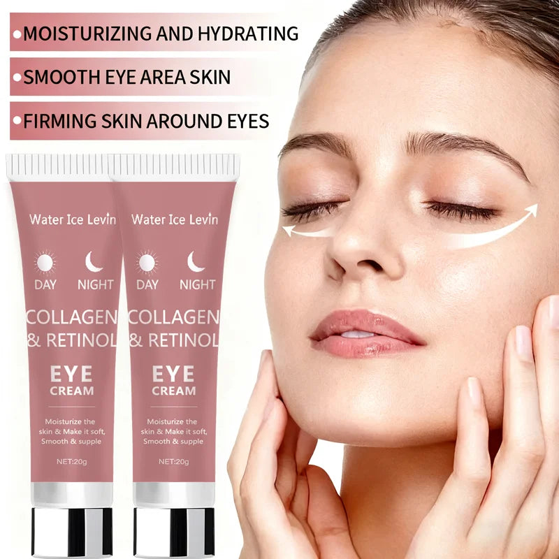 Collagen Retinol Eye Cream | Day & Night Formula | Firms & Hydrates 20g Peaceful Pleasures Health and Wellness