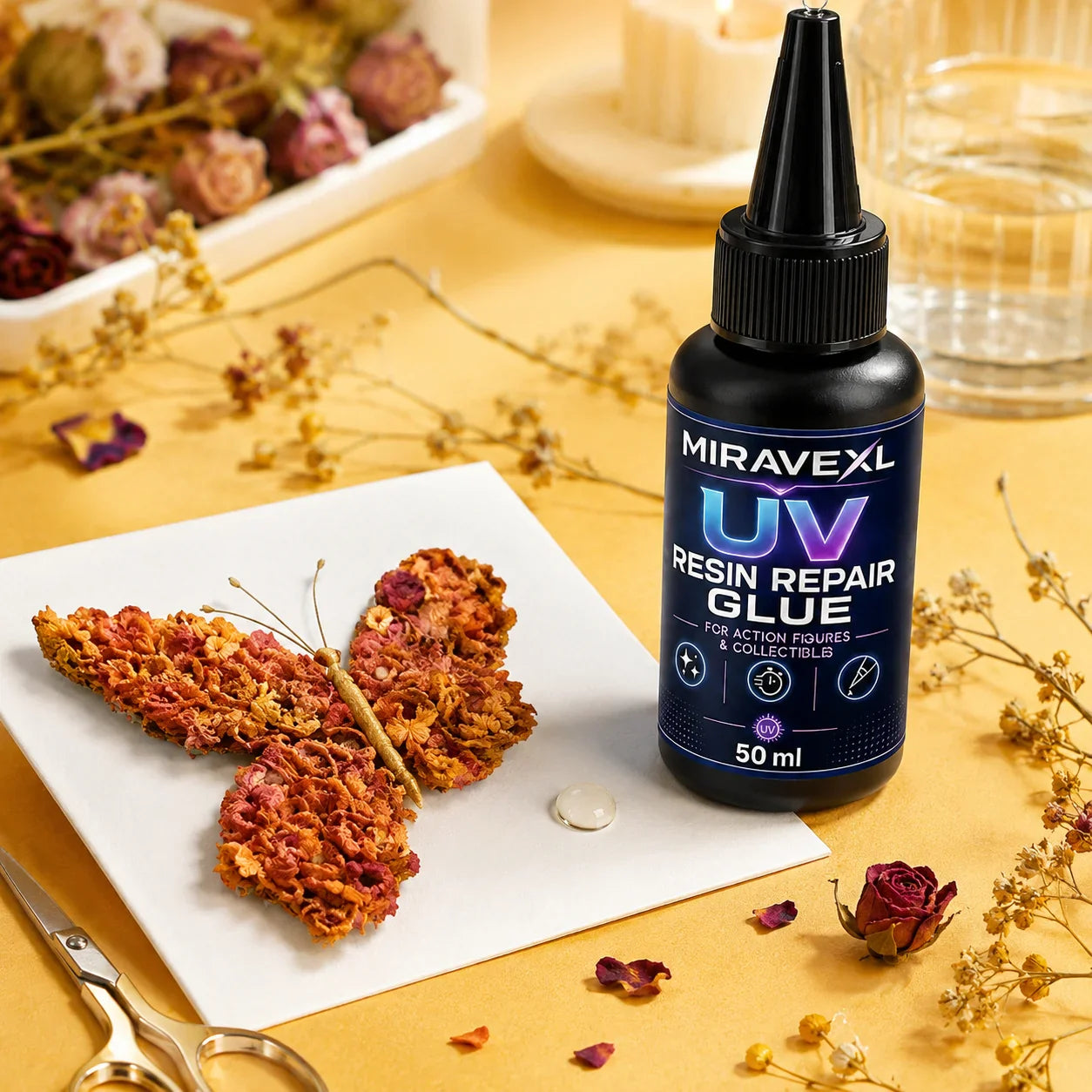 MIRAVEXL UV Resin Repair Glue 25ml/50ml | Action Figure Kit