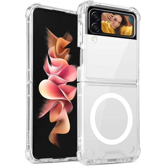 Magnetic Transparent MagSafe Case – Samsung Galaxy Z Flip 3/4/5 Magnetic Phone Case Peaceful Pleasures Health and Wellness Galaxy Z Flip 3 Acrylic