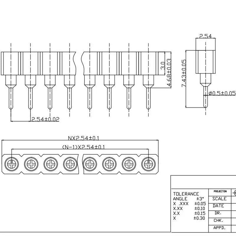 10Pcs/Lot Single Row 40Pin 2.54mm Round Female Pin Header Peaceful Pleasures Health and Wellness