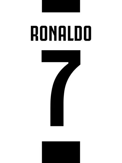 Football Legend Jersey Canvas Poster | Sports Star Wall Art