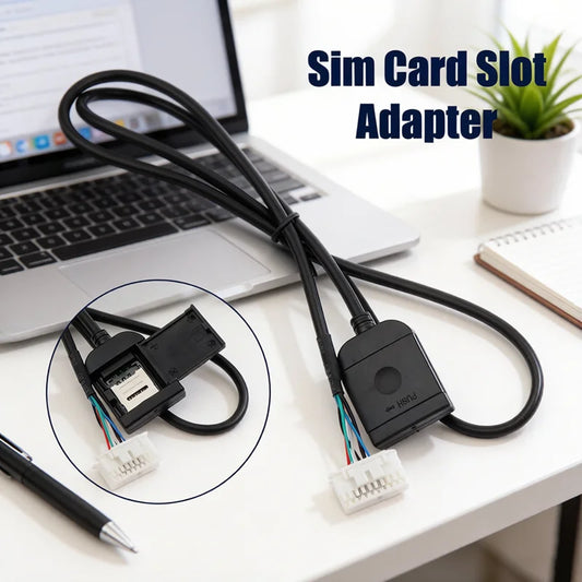 SIM Card Adapter 20-Pin Cable for Car GPS & 4G Android Radio Car SIM Card Adapter Peaceful Pleasures Health and Wellness