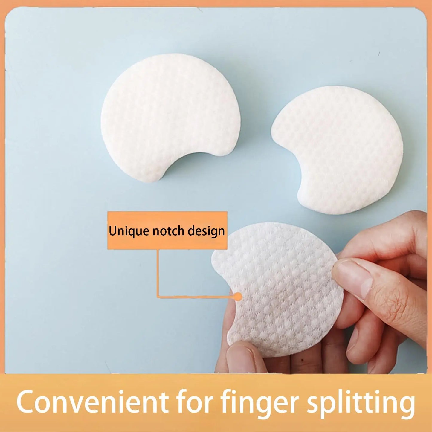 Cotton Makeup Remover Pads 100 Pack – Soft Round Wipes
