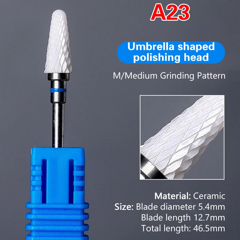 Ceramic Nail Drill Bit – Electric Manicure & Pedicure Tool