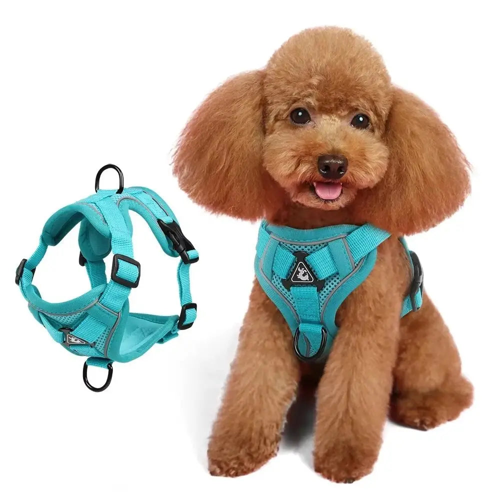 Reflective Vest Cat Harness & Leash Set – Escape Proof