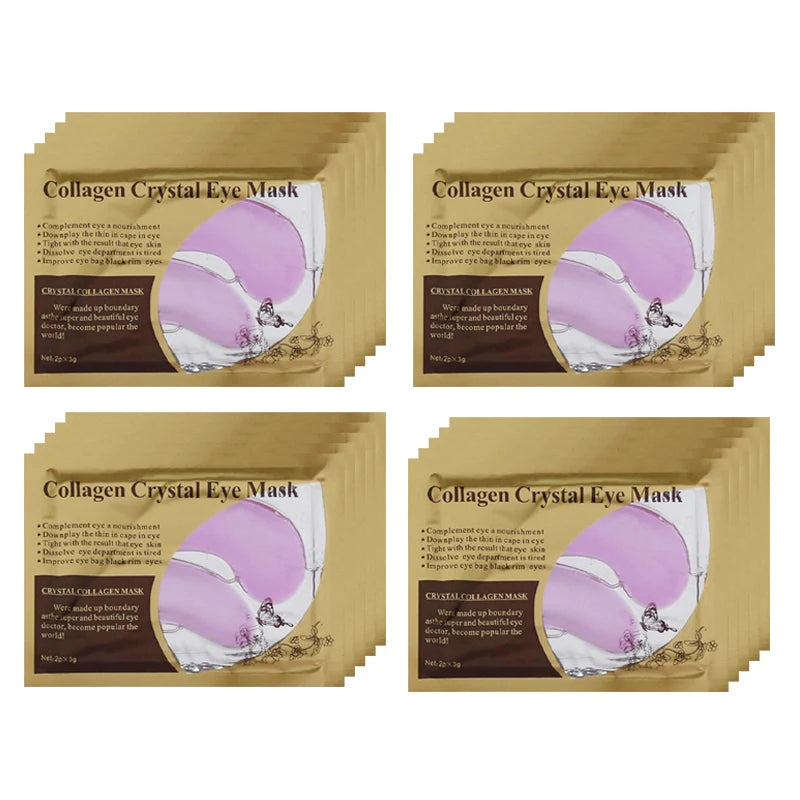 BIOAOUA Gold Collagen Eye Masks 20 Pairs – Dark Circle Patches