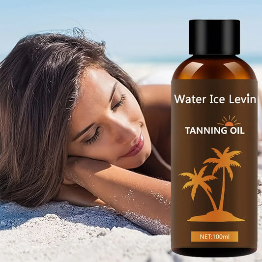 Hydrating Tanning Oil with Hyaluronic Acid & Collagen | 100g Self Tanning Oil Peaceful Pleasures Health and Wellness