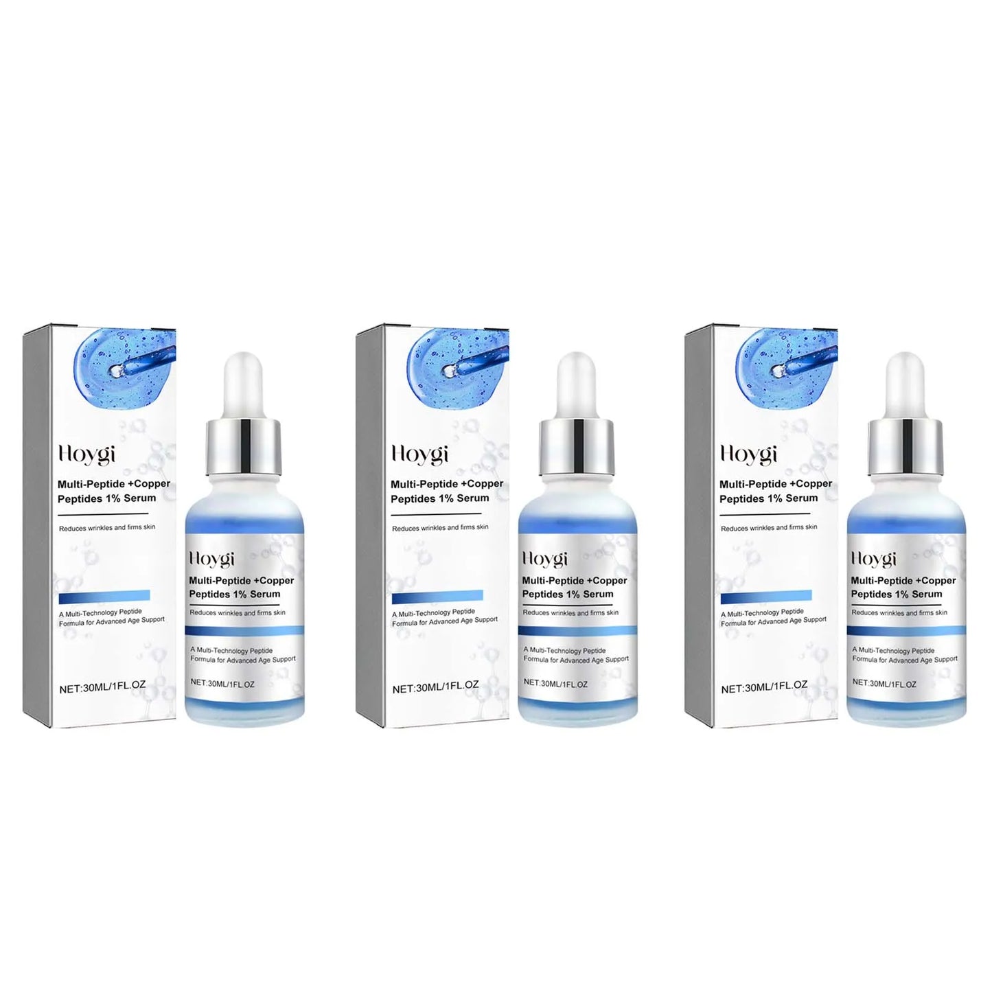 Blue Copper Peptide Serum – Firm, Brighten & Shrink Pores