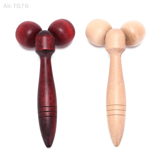 Wooden Ball Roller Massager | Hand, Face & Body Relaxation Massage Roller Tool Peaceful Pleasures Health and Wellness