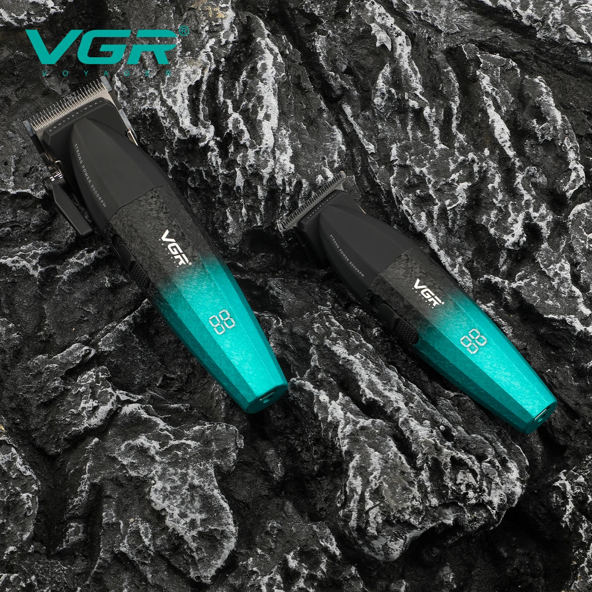VGR Professional Electric Hair Clipper 9000 RPM High end Multi gear Adjustment Electric Push Cutting Alloy Blade Trimmer V-640S2 Peaceful Pleasures Health and Wellness
