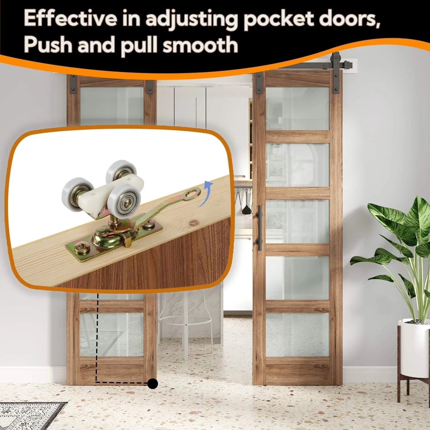 Pivot Adjustment Wrench 3 8 Bi-fold Open Pocket Door Folding Closet