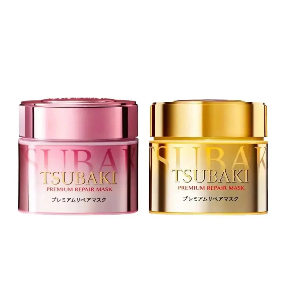 Japan TSUBAKI Premium Repair Mask - SPA Class Hair Care Experience, High Penetration Essence To Improve Frizz Repair Damage Care Peaceful Pleasures Health and Wellness 2PCS