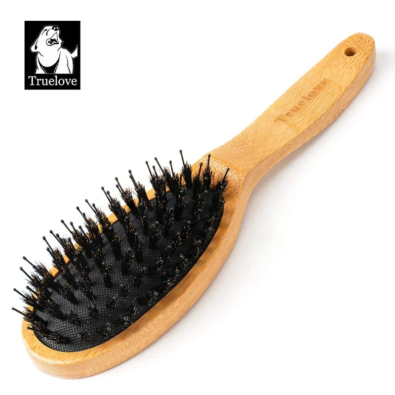 Truelove Pet Grooming Brush Dogs and Cats,Tangles Undercoat,Safe Sensitive Skin Deshedding Pet Brush Removes Loose Hair Tangles Peaceful Pleasures Health and Wellness TLK28131-free size S China Mainland