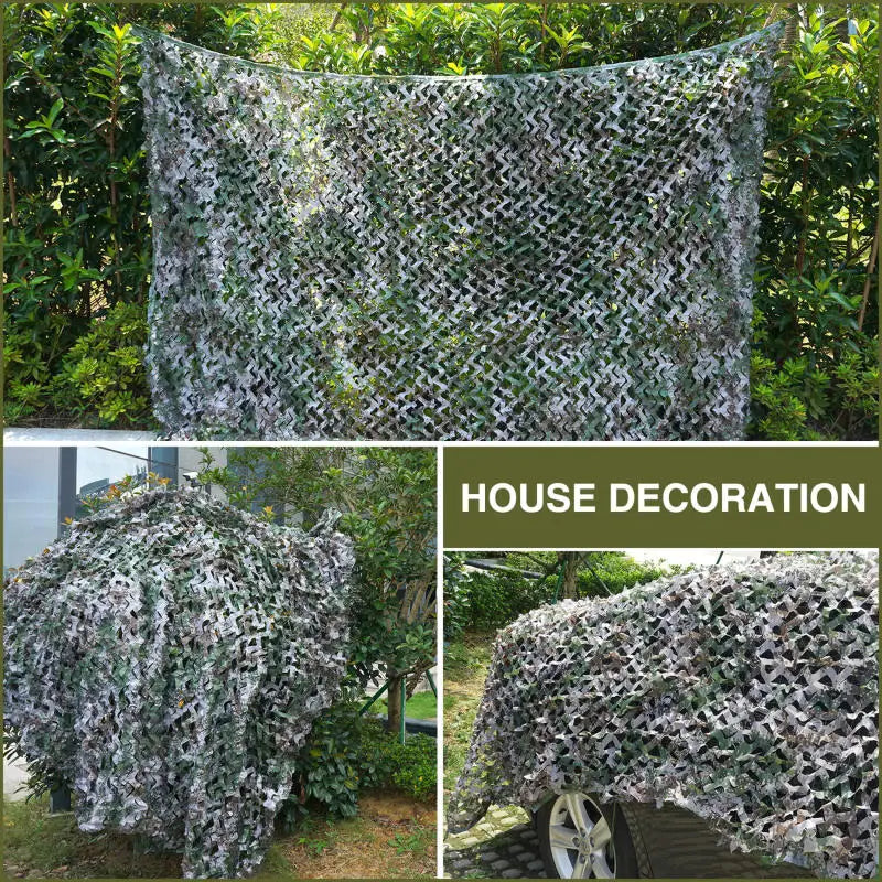 Camouflage Net Camo Netting Army Nets Shade Mesh Hunting Garden Car Outdoor Camping Sun Shelter Tent Fishing Hide Netting Peaceful Pleasures Health and Wellness