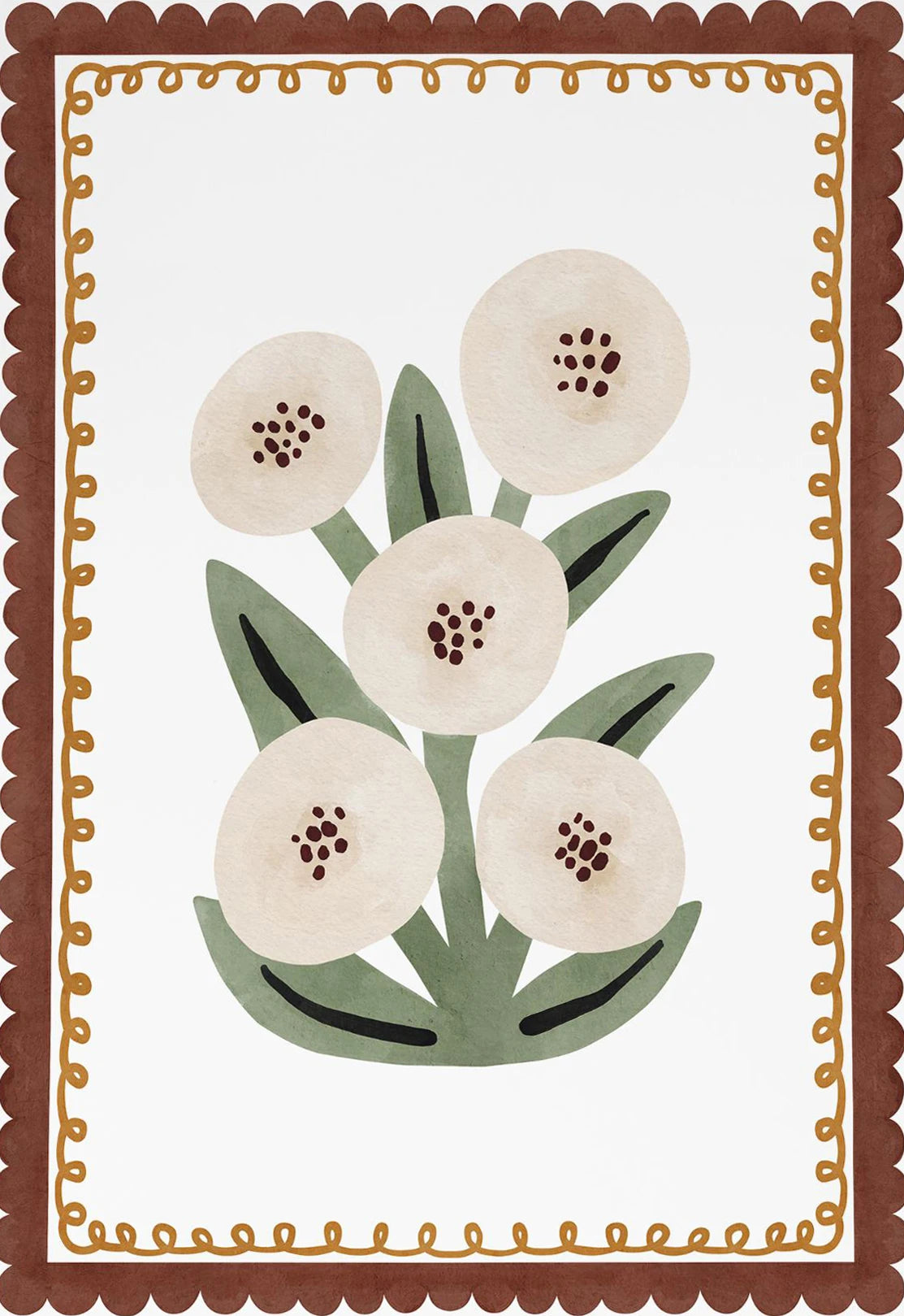 Boho Nursery Canvas Wall Art | Cute Animals Kids Room Decor