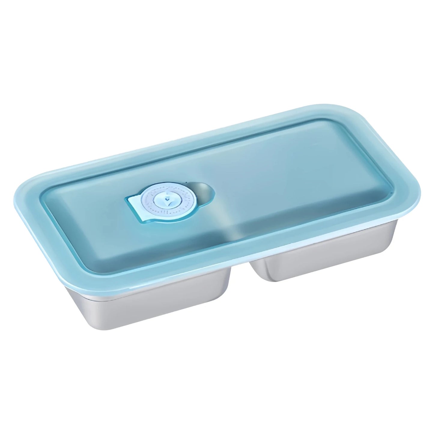Stainless Steel Double Compartment Bento Lunch Box | 1200ml