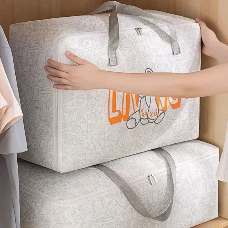 Waterproof Non-Woven Clothes & Quilt Storage Bags | 1–5 Pcs
