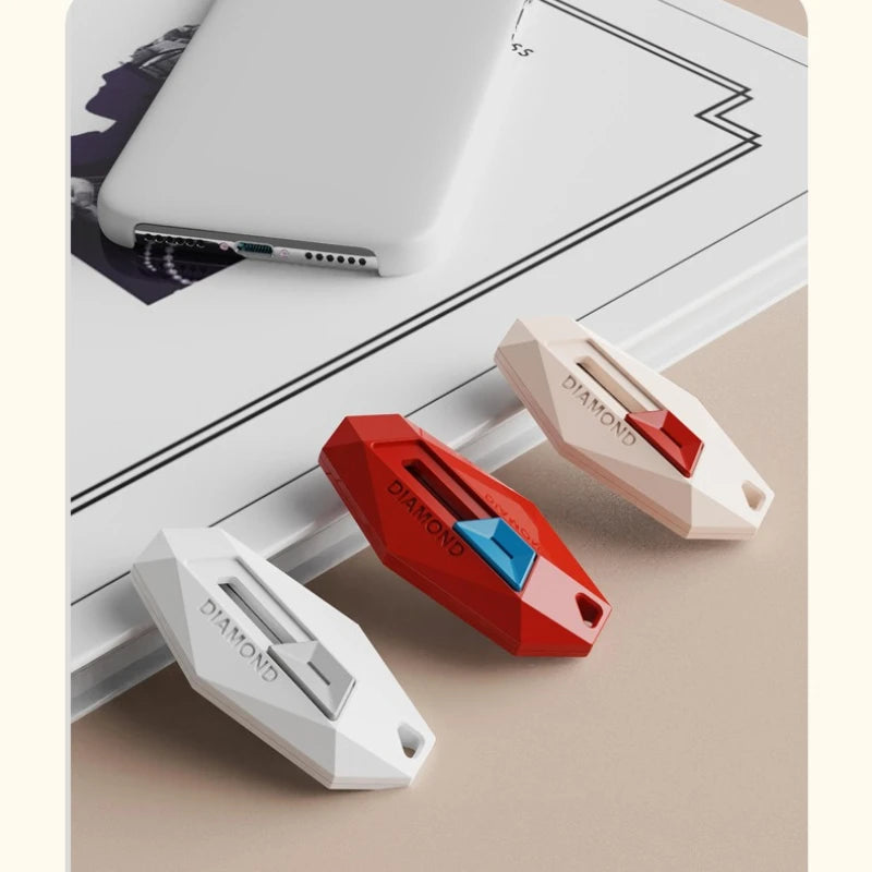 Magnetic Mini Box Cutter – Portable Stainless Steel Utility Knife Mini Utility Knife Peaceful Pleasures Health and Wellness