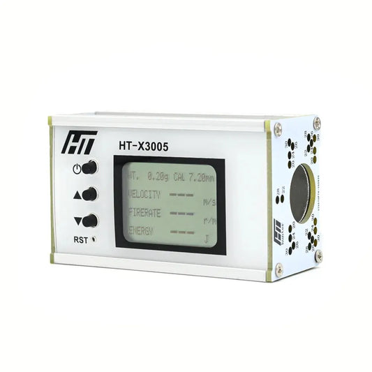 Shooting Speed Meter Ball Velocity Energy Measurement Shooting Chronograph Bullet Speed Tester with Backlight LCD Peaceful Pleasures Health and Wellness