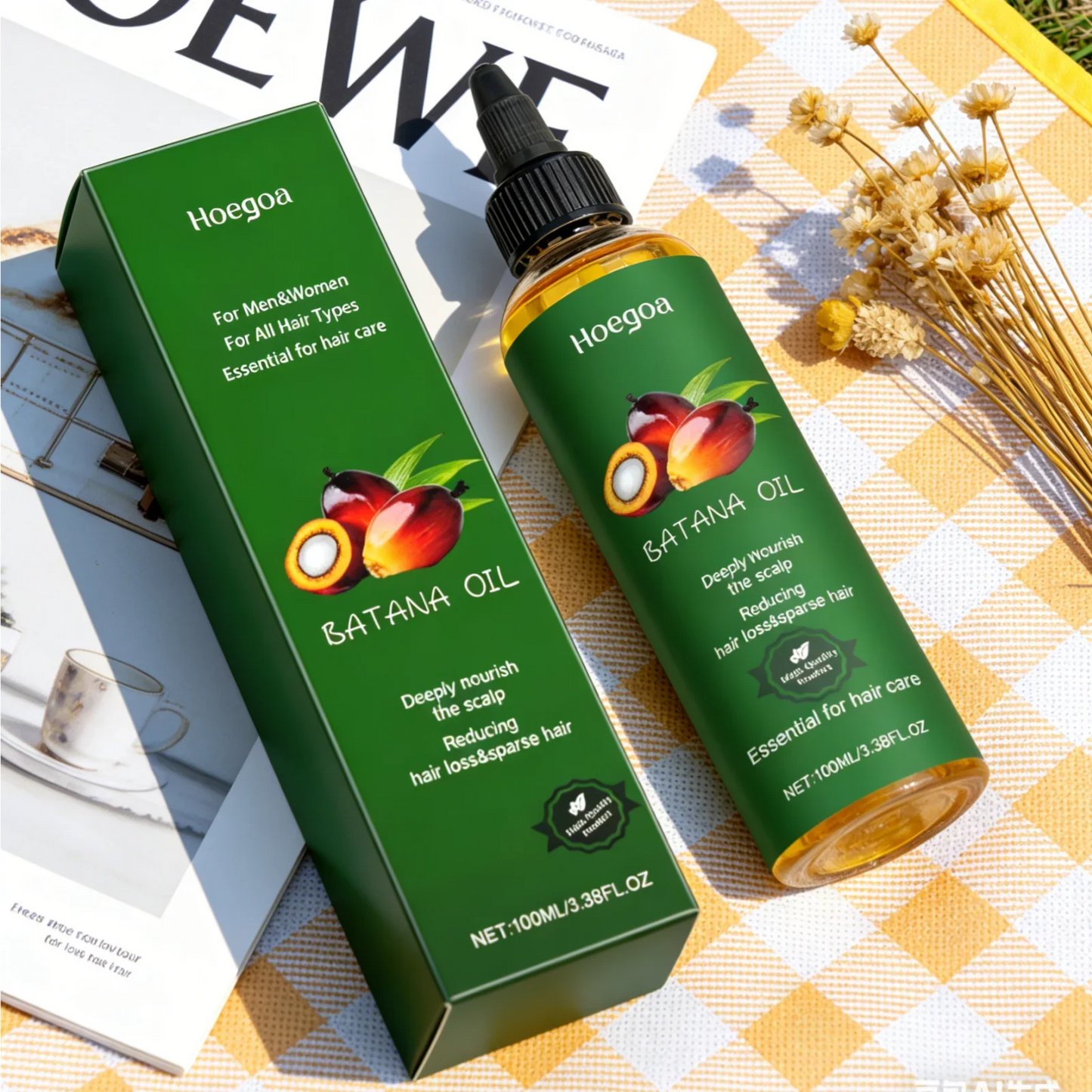 Hoegoa Batana Oil Rosemary Shampoo Set – Repair & Volumize