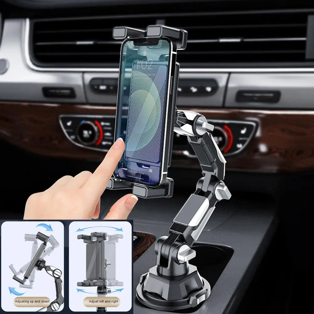 360° Car Cup Holder Phone & Tablet Mount | Universal 4–12.9" Car Phone Mount Peaceful Pleasures Health and Wellness