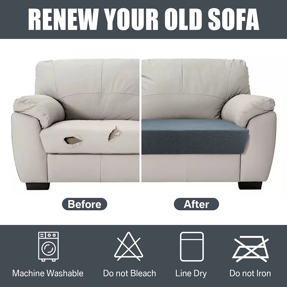 Couch Cushion Covers Stretch Sofa Furniture Protector Seat Cover Washable Removable Slipcover For Home Pets Kids Couch Covers Peaceful Pleasures Health and Wellness