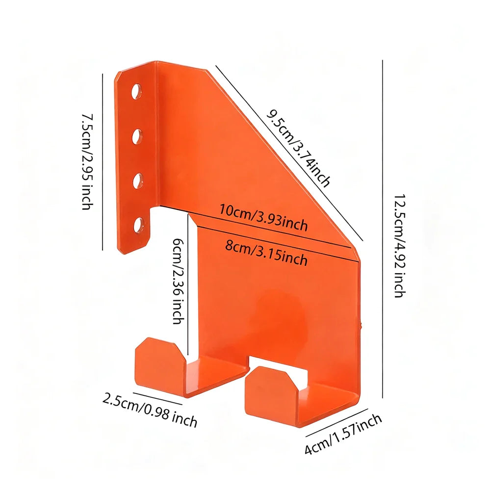 Heavy Duty Chainsaw Wall Mount Holder & Garden Tool Rack