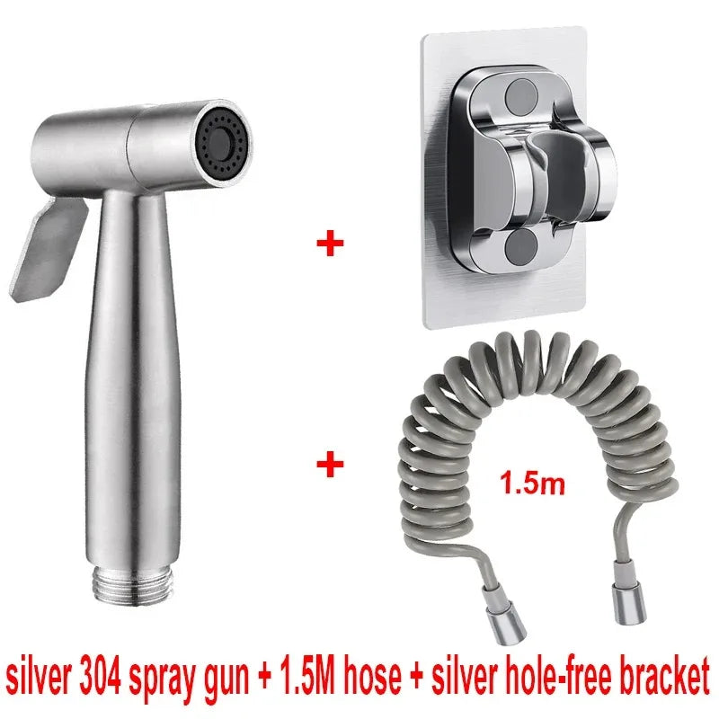 Handheld Bidet Sprayer Set | 304 Stainless Steel Toilet Sprayer