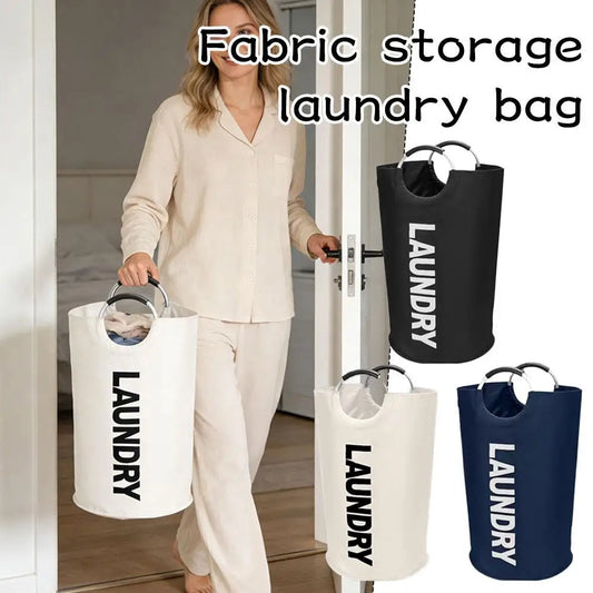 Durable Large Capacity Bag Foldable Oxford Fabric Laundry Hamper Storage Basket With Handles Portable Clothes Shopping Tote Bag Peaceful Pleasures Health and Wellness