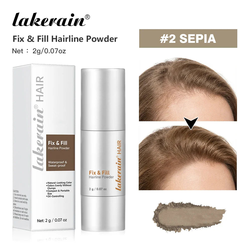 Lakerain Waterproof Hairline Powder | Natural Color Fill