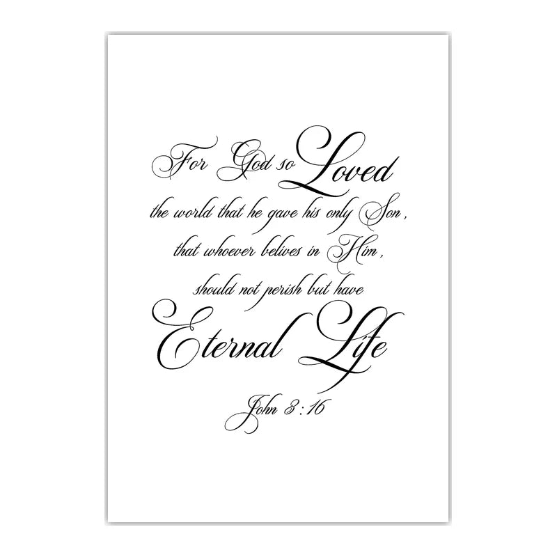 Christian Bible Verse Wall Art, Minimalist Motivational Canvas Painting,Nordic Poster Print For Office Living Room Bedroom Décor Peaceful Pleasures Health and Wellness 06 30x40cm No Frame China Mainland