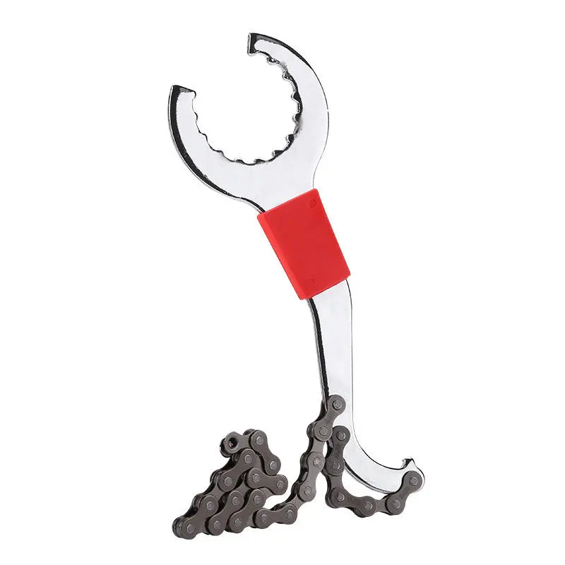 Bicycle Repair Tool Kits Chain Breaker Crank Puller hexagonal wrench spoke wrench bracket disc bike Removal Repair tool Peaceful Pleasures Health and Wellness Dismantling wrench