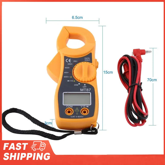 Digital Clamp Meter Multimeter Ammeter AC DC Voltmeter Ohmmeter Volt Peaceful Pleasures Health and Wellness