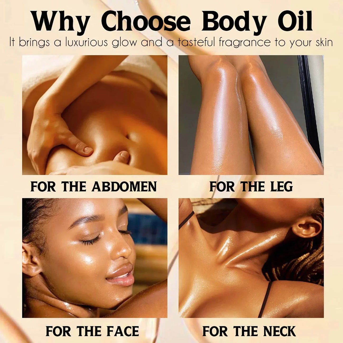 AILKE Skin Glowing Whitening Body Oil – All Skin Types 300ml Peaceful Pleasures Health and Wellness