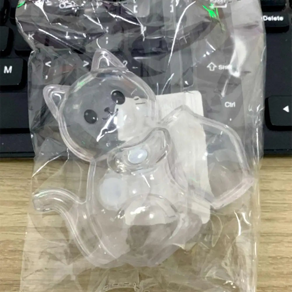 1/2/4pcs Cat Shape Creative Magnetic Refrigerator Sticker Pet Beard Hair Collector Cat Fur Whisker Transparent Commemorative Box Peaceful Pleasures Health and Wellness