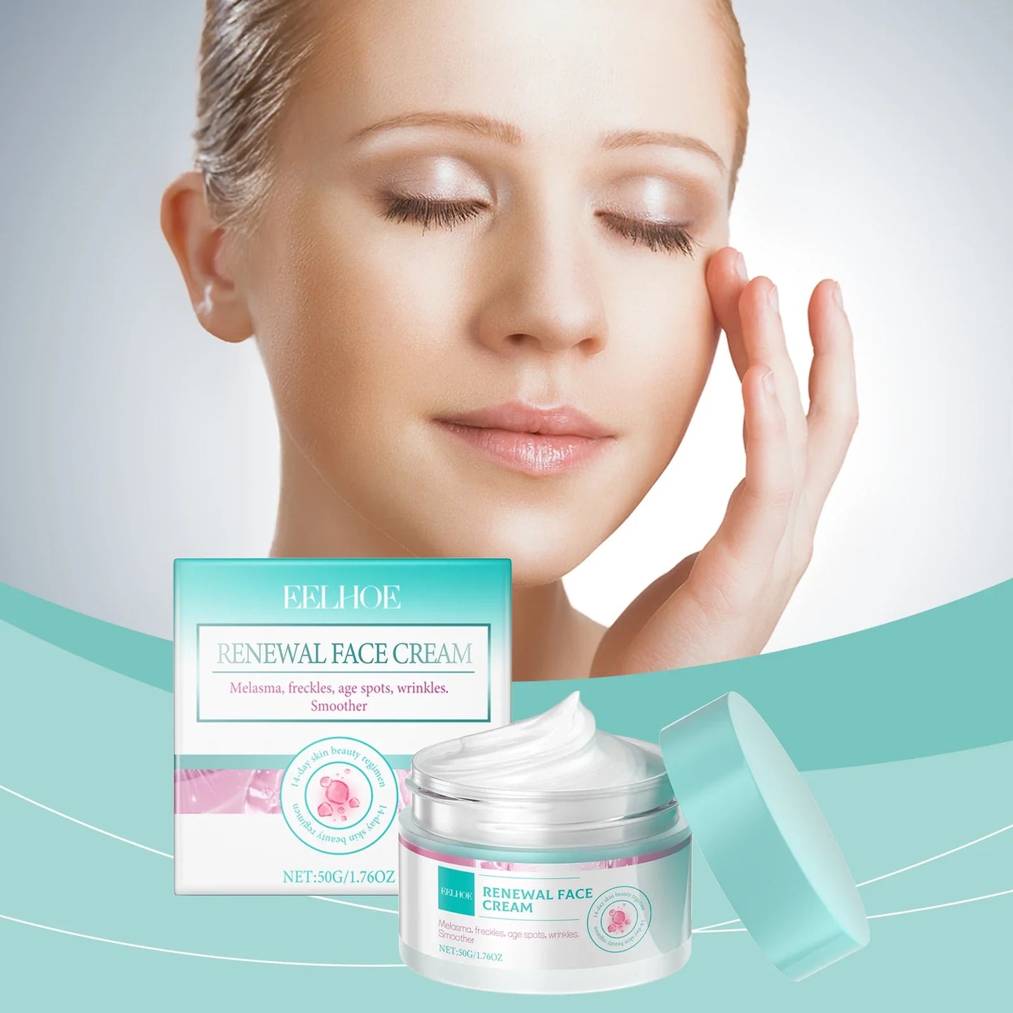 Eelhoe Radiant Face Cream – Deep Hydration & Brightening 50g