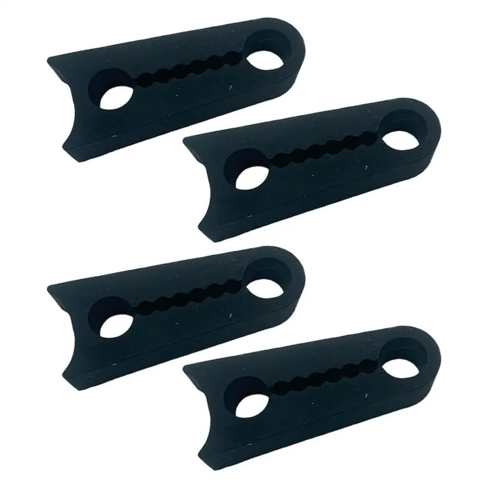 4PCS Car Door Silicone Bumpers Anti-Rattle Shock Absorber Pads Noise Reduction Protector For Door Lock, SUV Truck Vehicle Peaceful Pleasures Health and Wellness Black