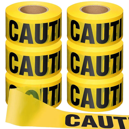 Halloween Danger Tape Yellow Red Barricade Line Bold Caution Peaceful Pleasures Health and Wellness