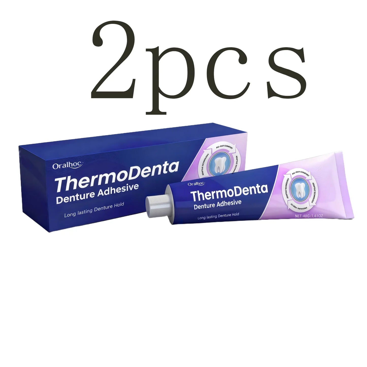 Denture Adhesive Cream – Secure, Long-Lasting Hold | Upper & Lower
