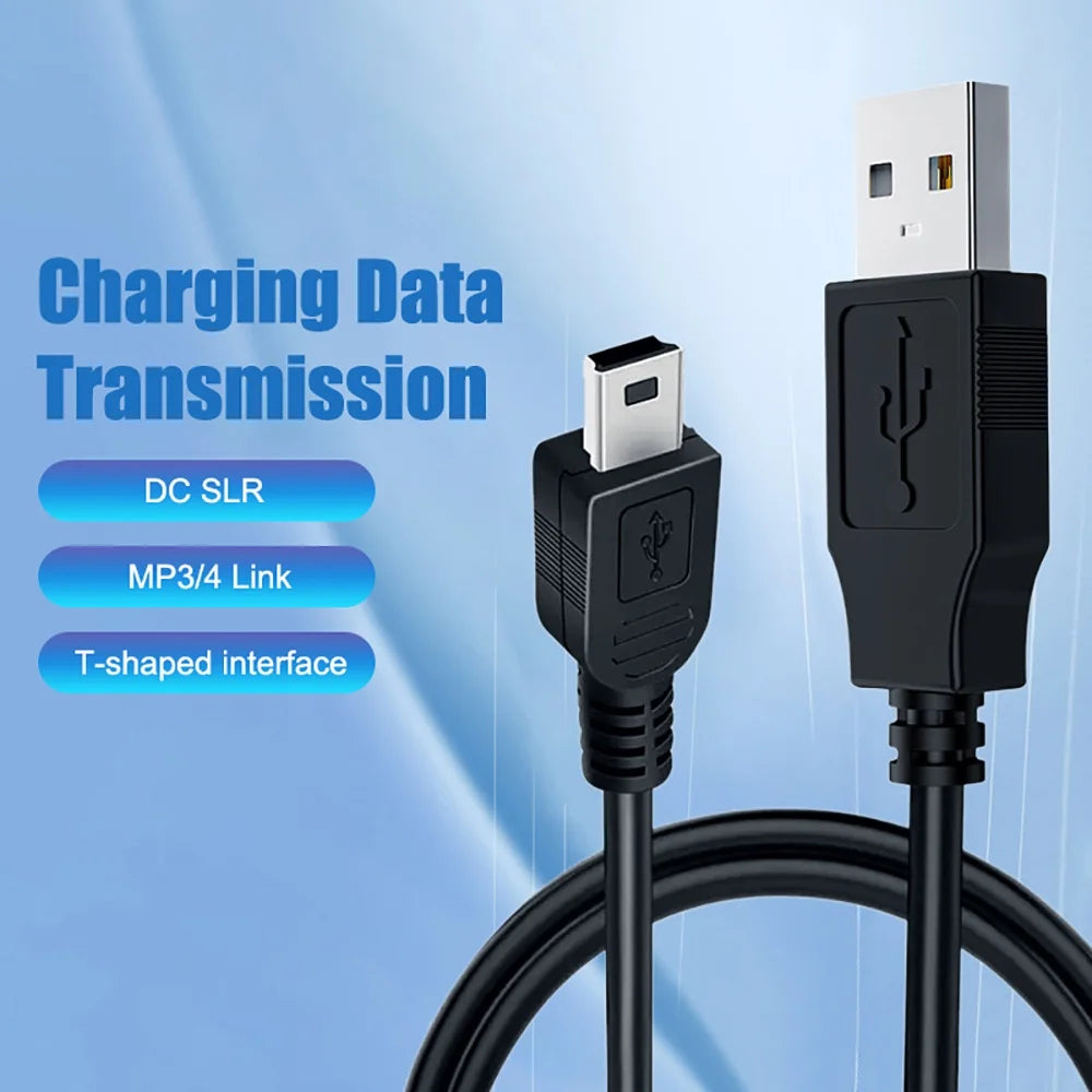Mini USB to USB Cable 80cm | MP3 MP4 Camera GPS Car DVR HDD