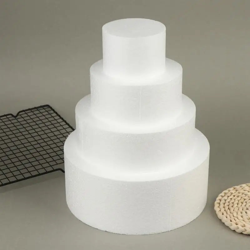 4/6/8/10 Inch Cake Foam Mould PS Foam Flower Decor Cake Dummy Practice Sugarcraft Model DIY Decorations Peaceful Pleasures Health and Wellness