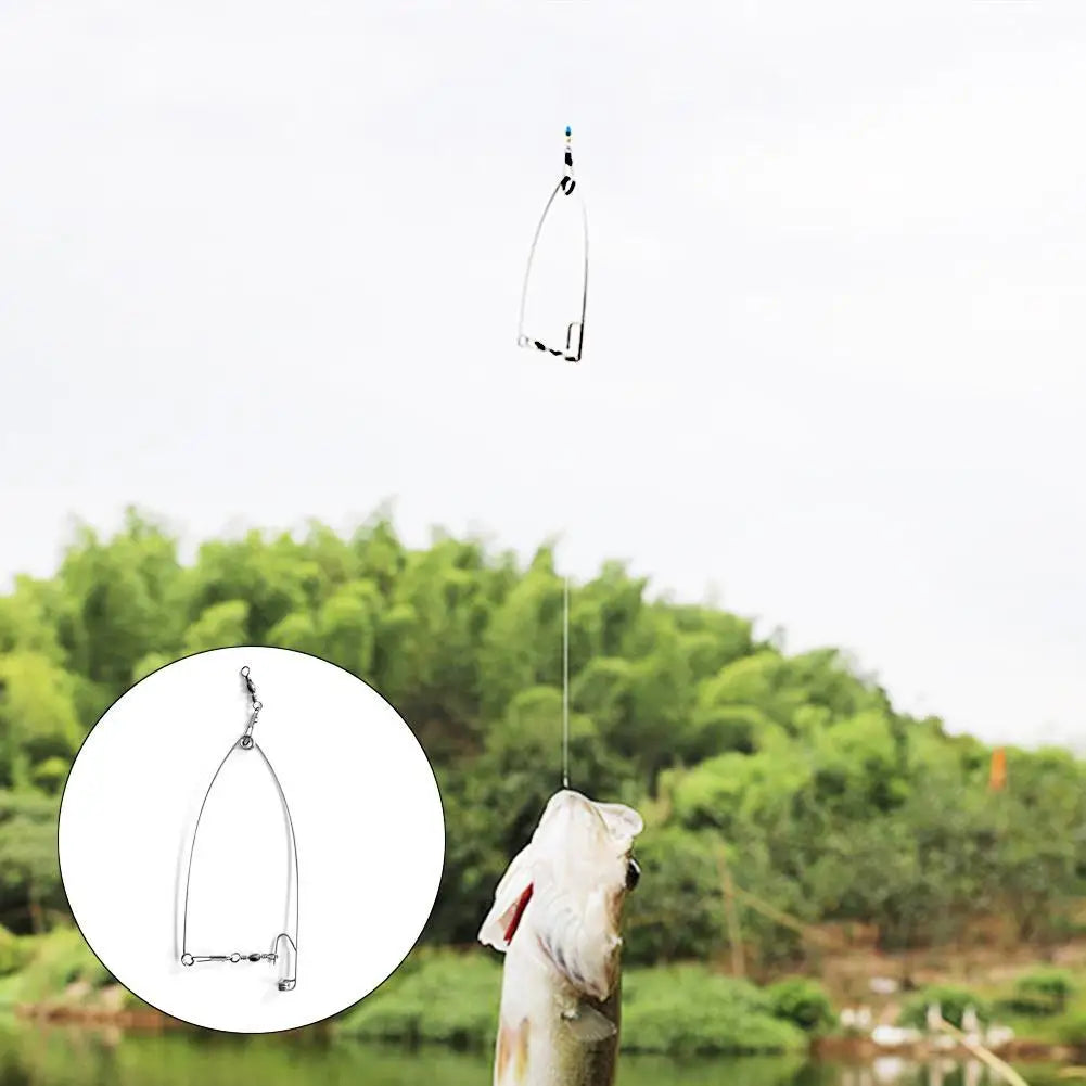 1/5pcs Adjustable Automatic Fishing Hook Setter Bait Bite Triggers The Hook Catch Fish Automatically Peche Tools Peaceful Pleasures Health and Wellness