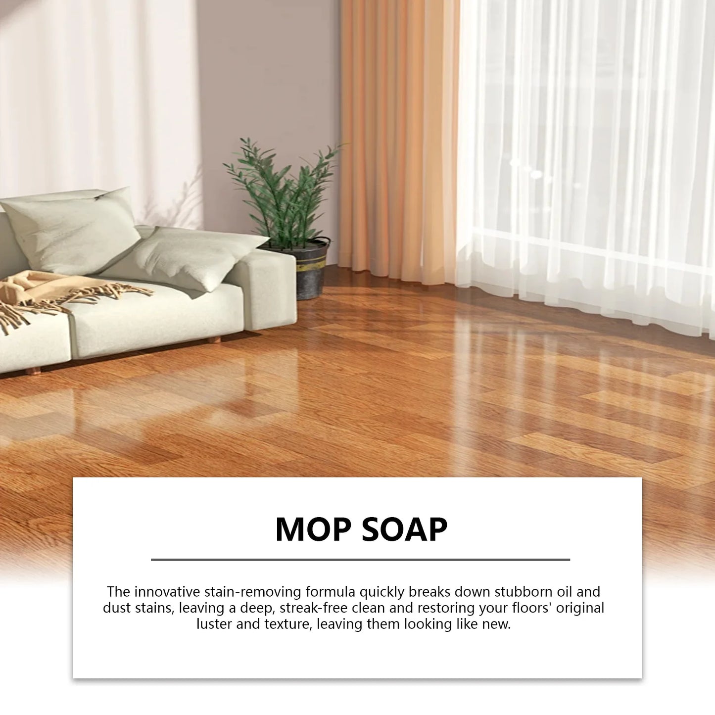 Jakehoe Floor Polish Cleaner – Fragrant Quick-Dry Mop Liquid